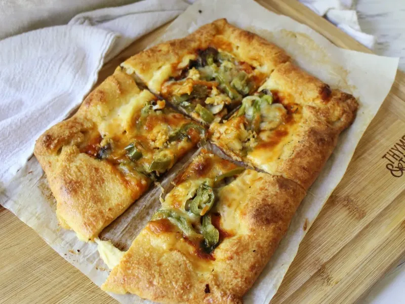 Low Carb Fathead Stuffed Crust Sheet Pan Pizza