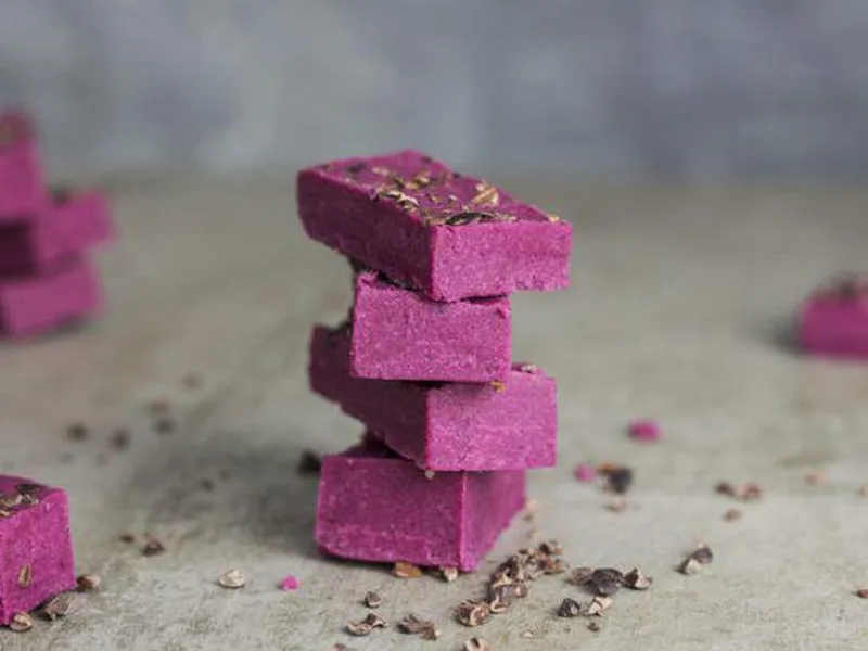 Pink Protein Bars with Beet and Almond