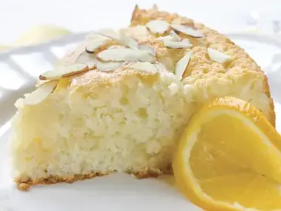 Orange Almond Coffee Cake with Cream Cheese Swirl