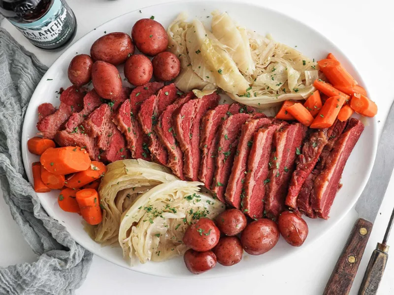 Three-Way Corned Beef Brisket with Root Vegetables