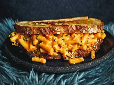 Gochujang Mac and Cheese Toastie