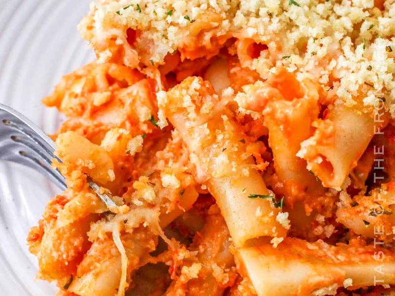 Five Cheese Ziti al Forno with Crispy Panko Topping