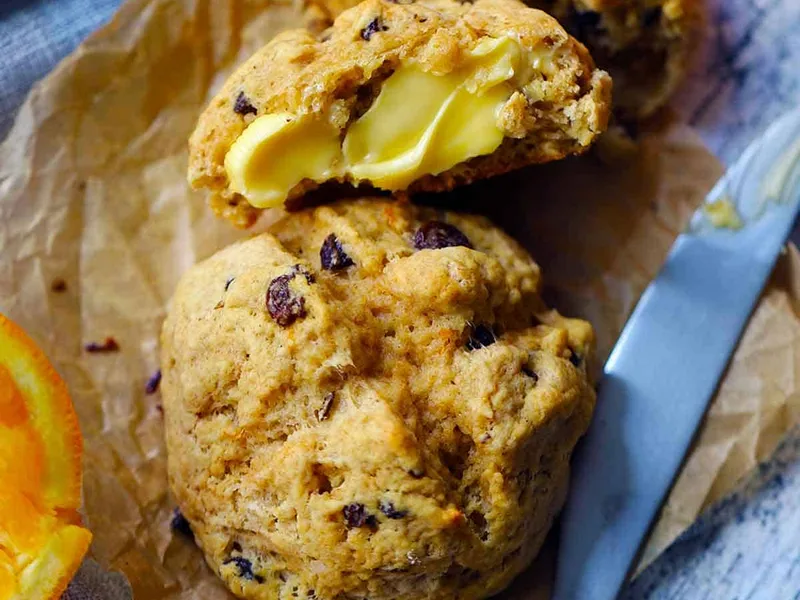 Irish Soda Bread Scones with Orange and Caraway