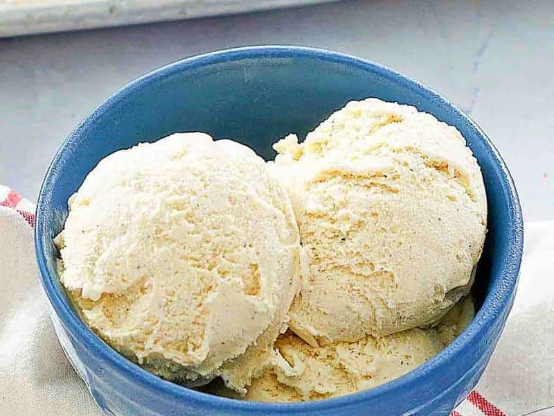Cake Batter Ice Cream with Toasted Cake Mix
