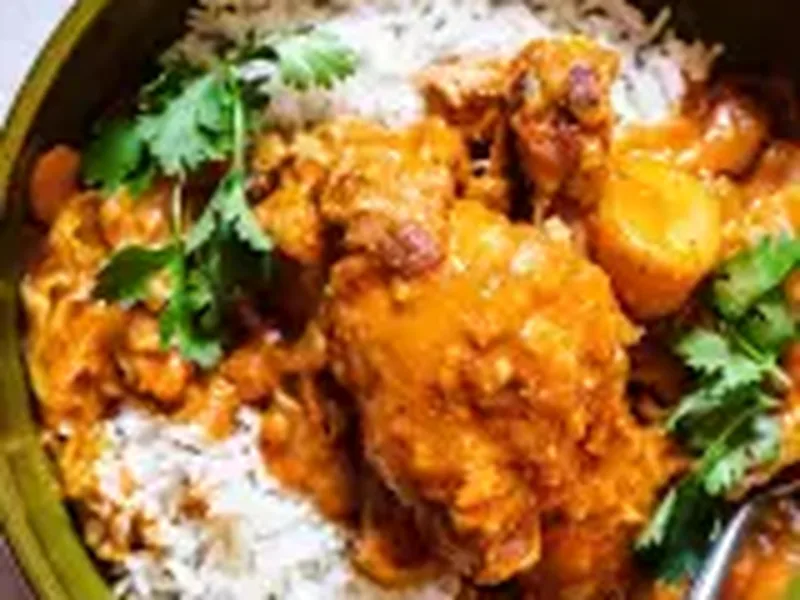 West African Peanut Stew with Chicken and Sweet Potato