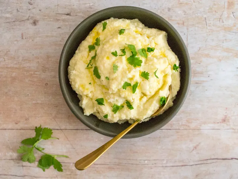 Keto Cauliflower Cheese Dip with Three Cheeses