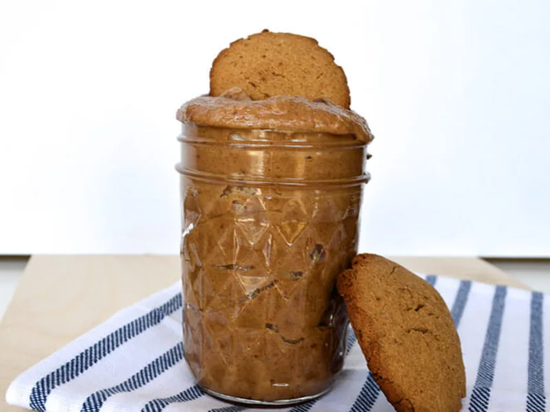 Homemade Spiced Cookie Butter with Coconut Cream