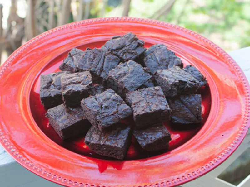 Spicy Mexican Chocolate Brownies with Cinnamon and Cayenne
