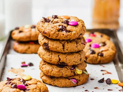 Vegan Monster Cookies with Gluten-Free Option