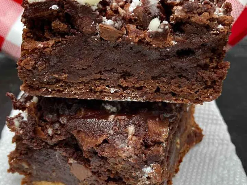 Ralph Lauren's Fudgy Chocolate Brownies with Rum Glaze