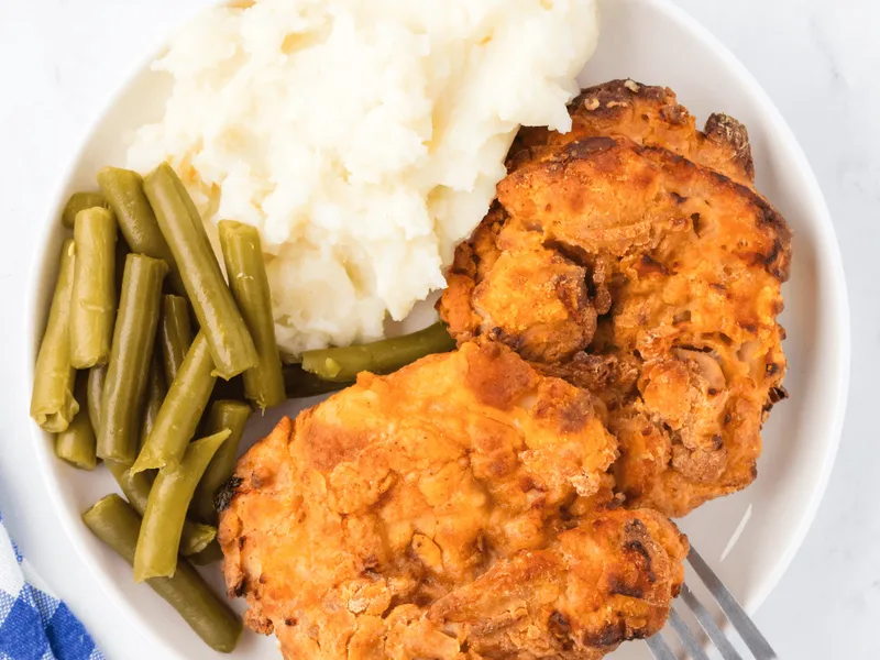 Air Fryer Southern Fried Chicken with Buttermilk Marinade