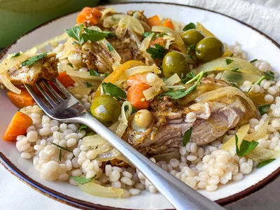 One-Pan Chicken Tagine with Preserved Lemon