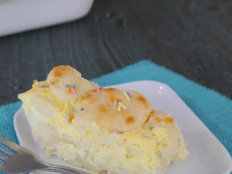 Keto Cookie Cheesecake Bars with Fathead Crust