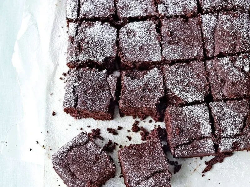 Butternut Squash Dark Chocolate Brownies