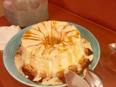 Mom's Floating Island with Rum Custard