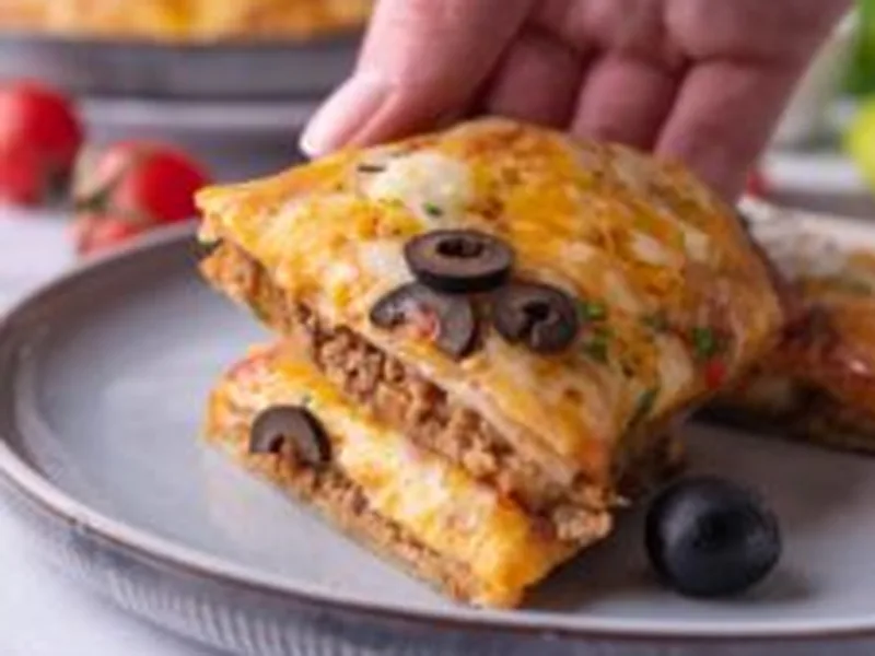Crispy Copycat Taco Bell Mexican Pizza with Seasoned Beef