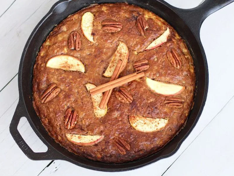 One-Pan Apple Pecan Coffee Cake with Coconut Flour