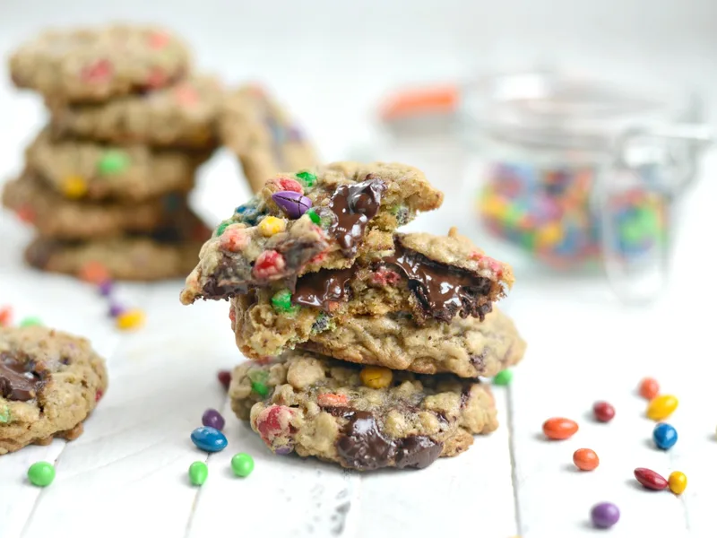 Oatmeal Chocolate Chunk Sunflower Seed Cookies