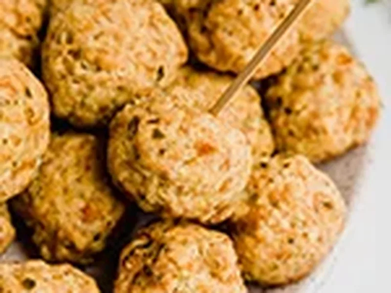 Paleo Almond Flour Sausage Balls - Gluten & Dairy Free