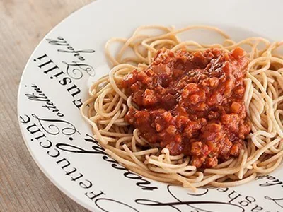 Vegan Spaghetti Bolognese with Lentils