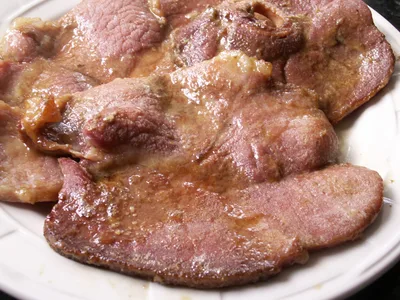 Canadian Glazed Ham with Ginger Ale Brine
