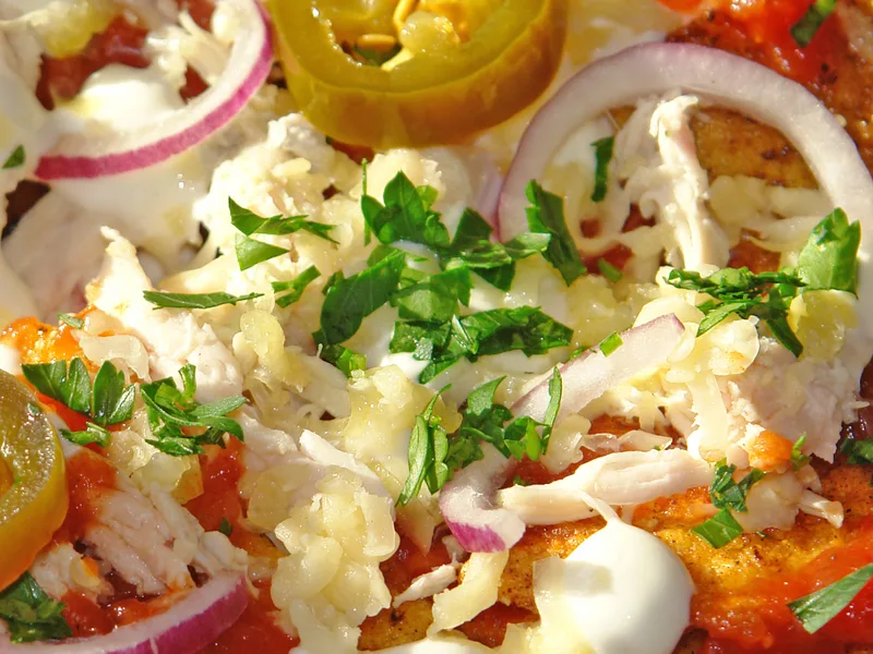 Crockpot Weight Watchers Shredded Chicken Nachos