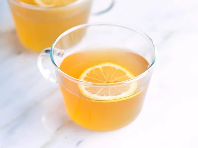 Honey Hot Toddy with Dark Rum and Lemon