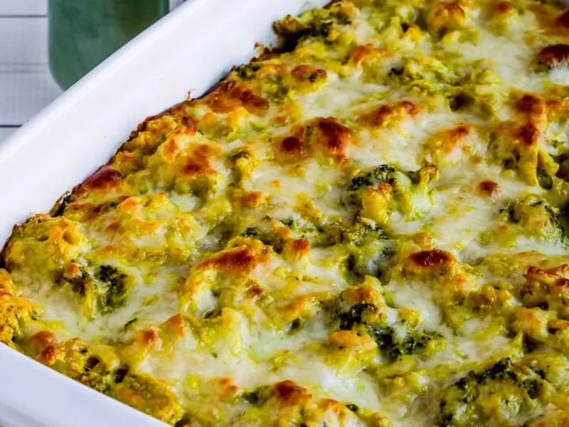 Creamy Curry Chicken Broccoli Casserole