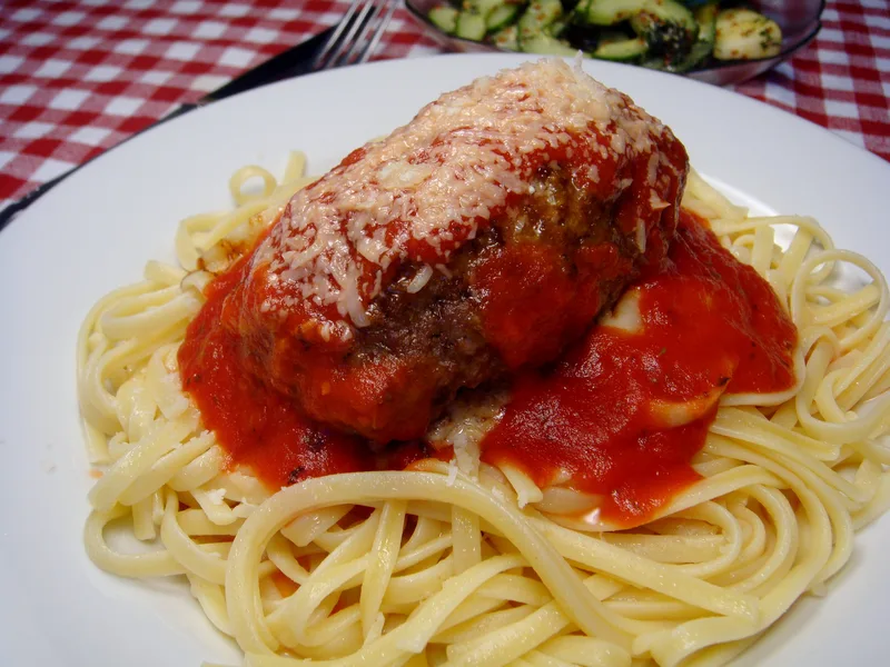 Individual Beef Meatloaves with Mozzarella and Prosciutto