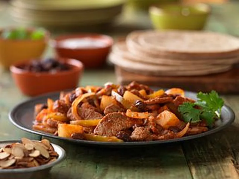 Cuban-Style Beef Picadillo Stir-Fry with Sweet Raisins