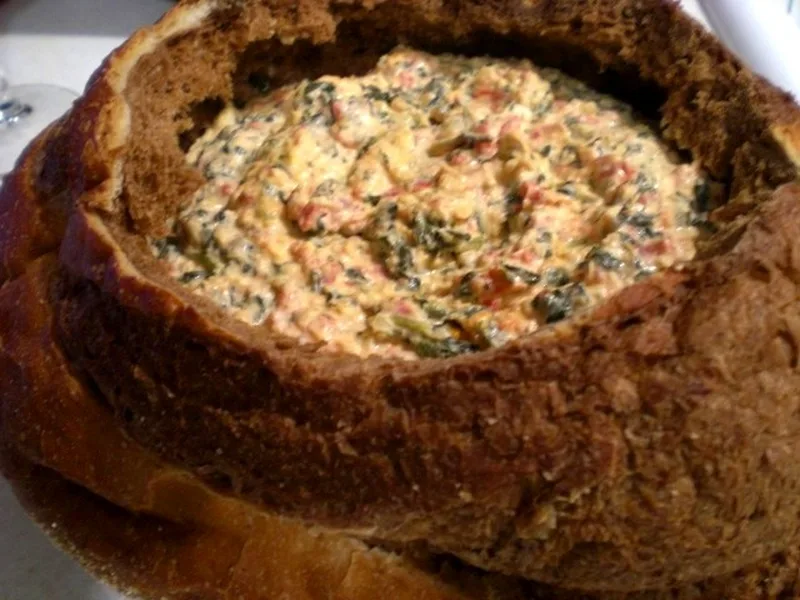 Low Fat Spinach Artichoke Dip