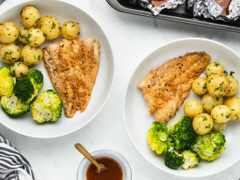 Honey Garlic Ginger Baked Cod in Foil Packets