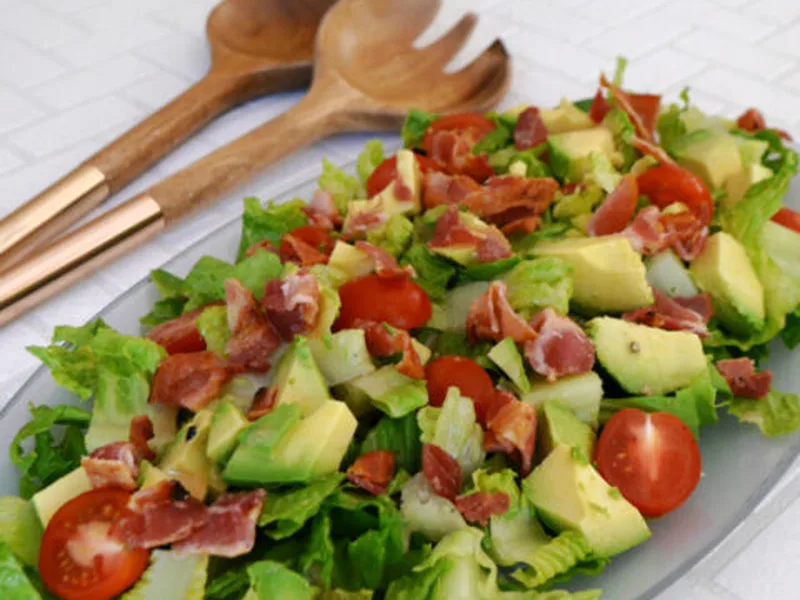 Keto Bacon Grease Salad with Warm Vinaigrette