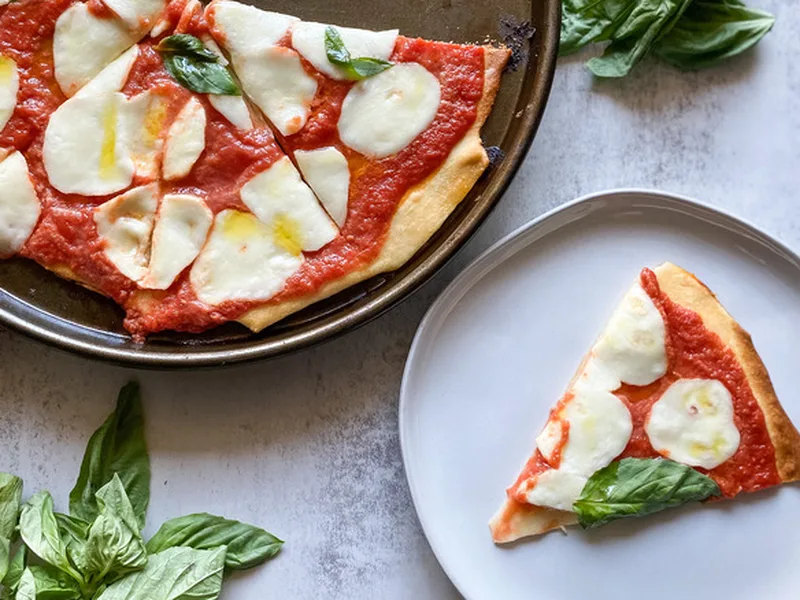 Easy Margherita Pizza with San Marzano Tomatoes