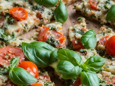 Thin Crust Quinoa Pizza with Egg White Binder