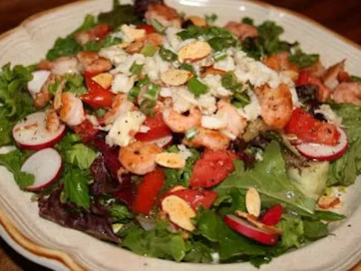 Shrimp and Crab Salad with Creole Mustard Dressing