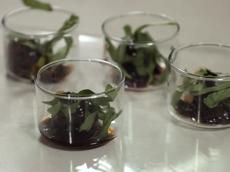 Sweet and Tangy Meatballs with Grape and Blueberry Sauce