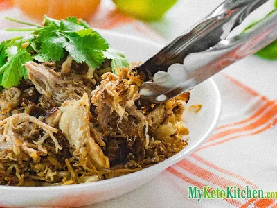 Pressure Cooker Low Carb Pork Carnitas with Crispy Finish