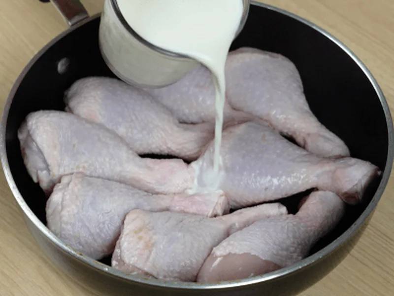 Super Crispy Fried Chicken with Saffron Breading