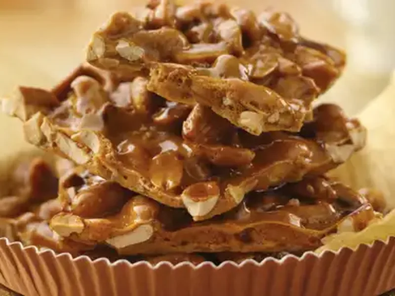 Extra-Nutty Peanut Brittle with Cocktail Peanuts