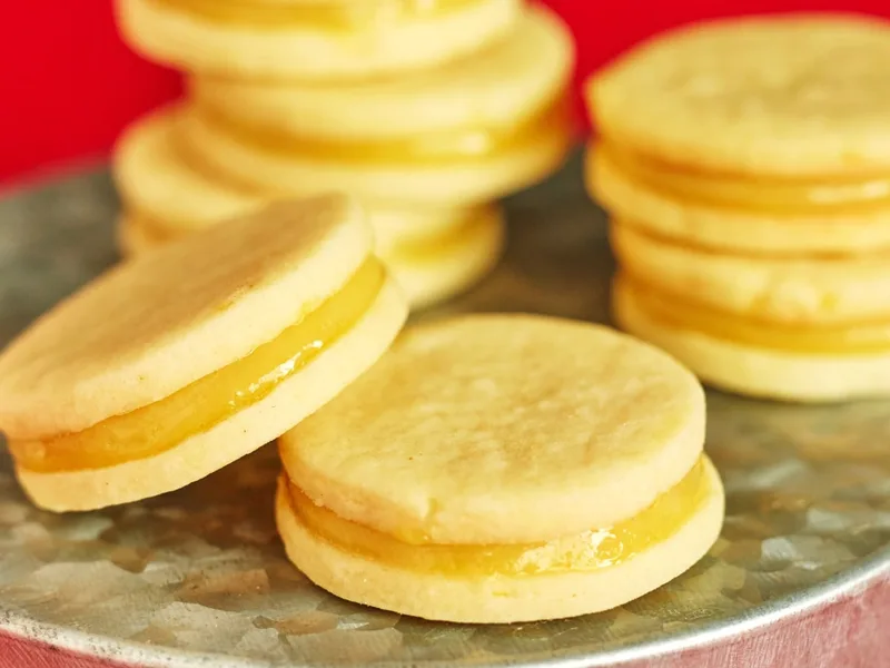 Lemon Coconut Shortbread Cookies