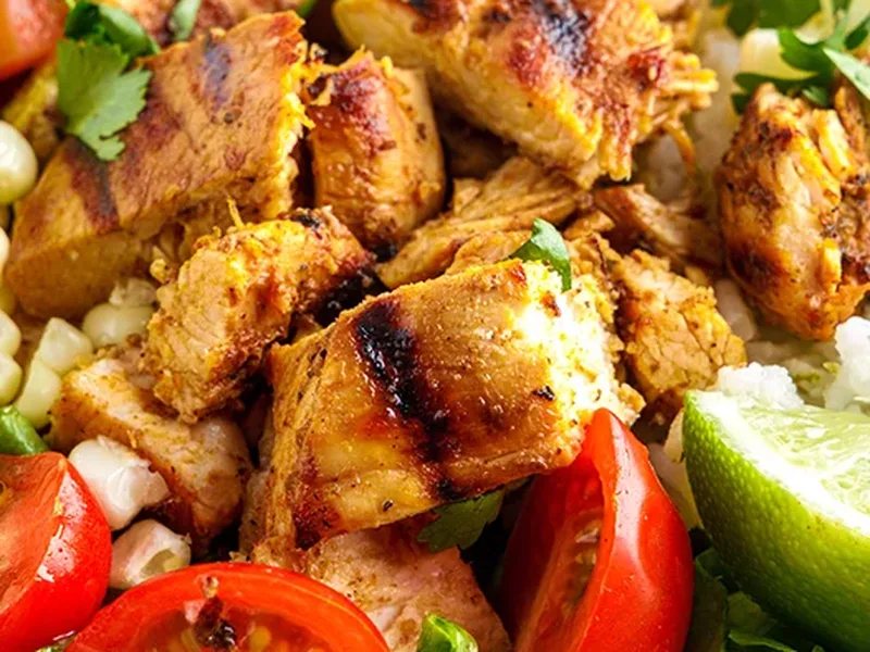 Smoky Chipotle Marinated Grilled Chicken with Adobo