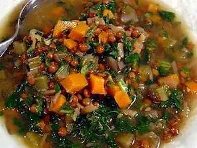 Slow Cooker Mediterranean Lentil Soup