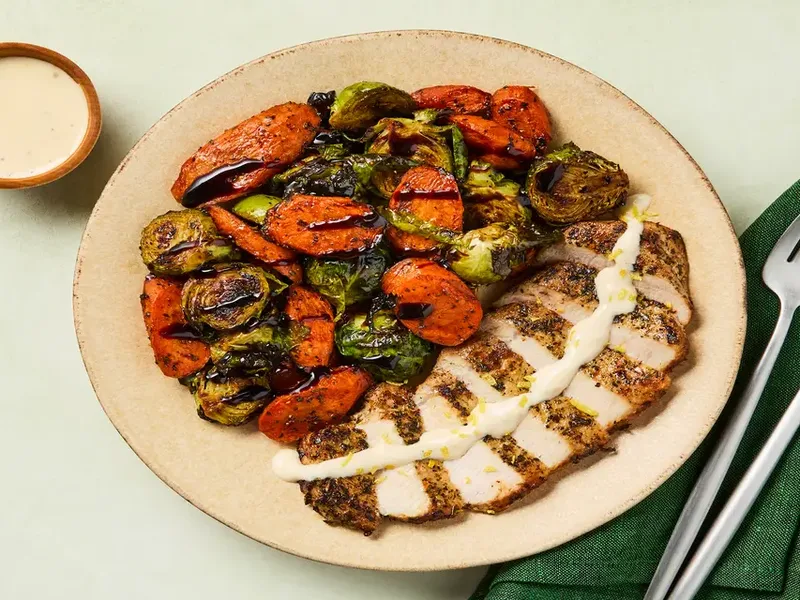 Pan-Seared Pork Chops with Creamy Lemon Herb Sauce