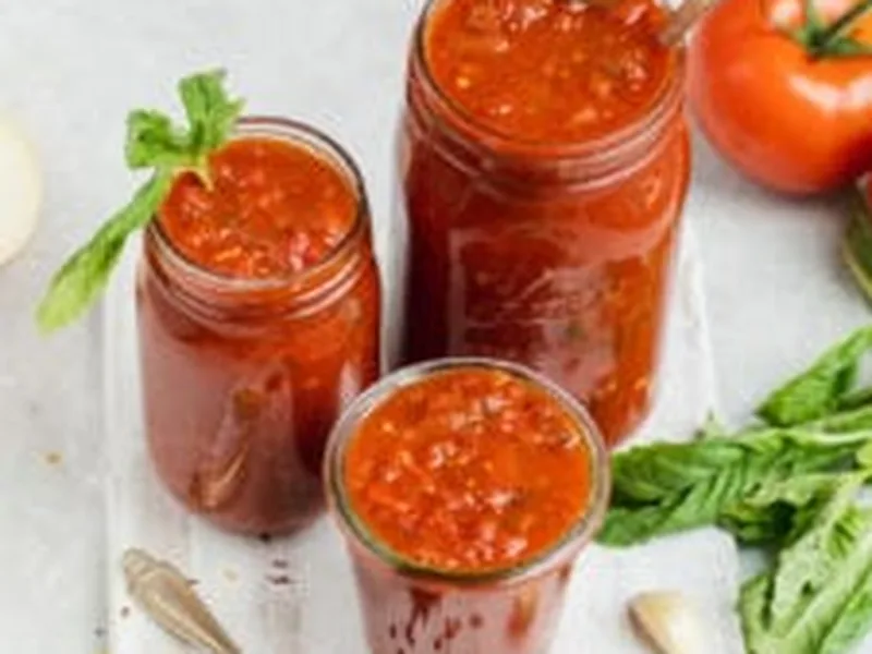 Easy Homemade Marinara Sauce with Fresh Basil and Garlic