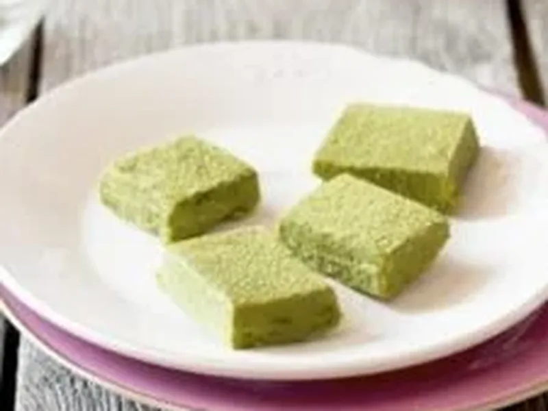 Matcha White Chocolate Truffles with Green Tea Powder