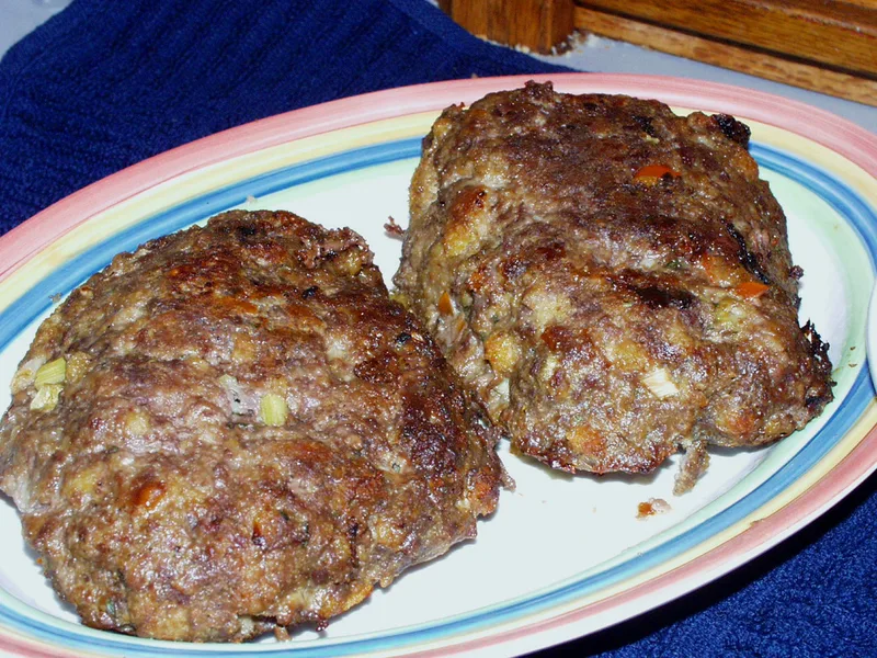 Mini Meatloaves with Stuffing Mix and Meatballs