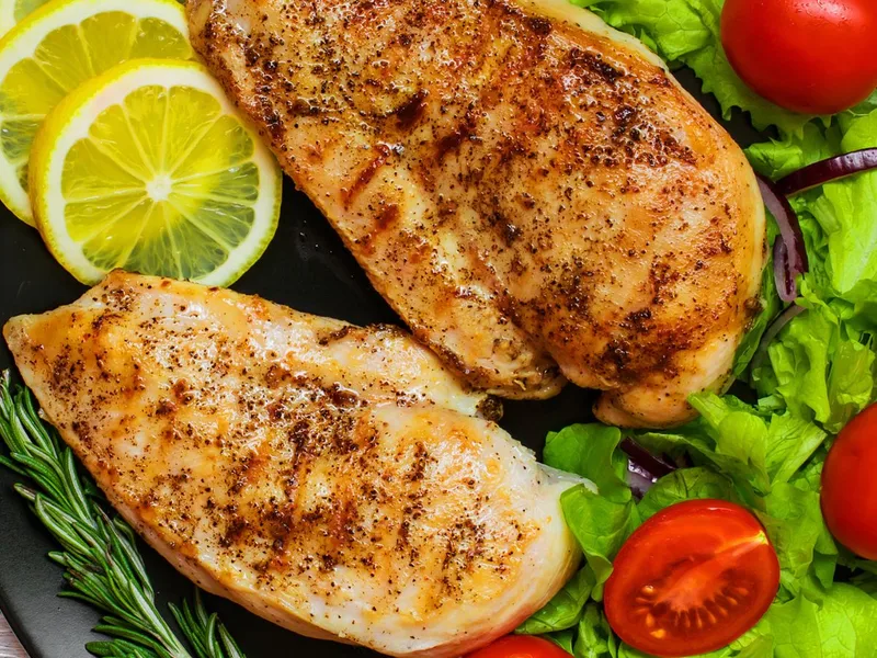 Grilled Herb Chicken with Fresh Oregano Rosemary and Thyme