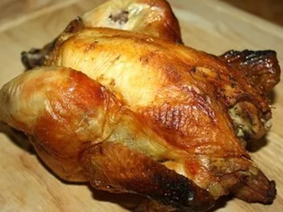 Brined Oven Roast Chicken with Rotisserie Seasoning