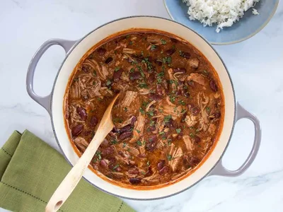 Slow-Simmered Pork Shoulder Stew with Root Vegetables